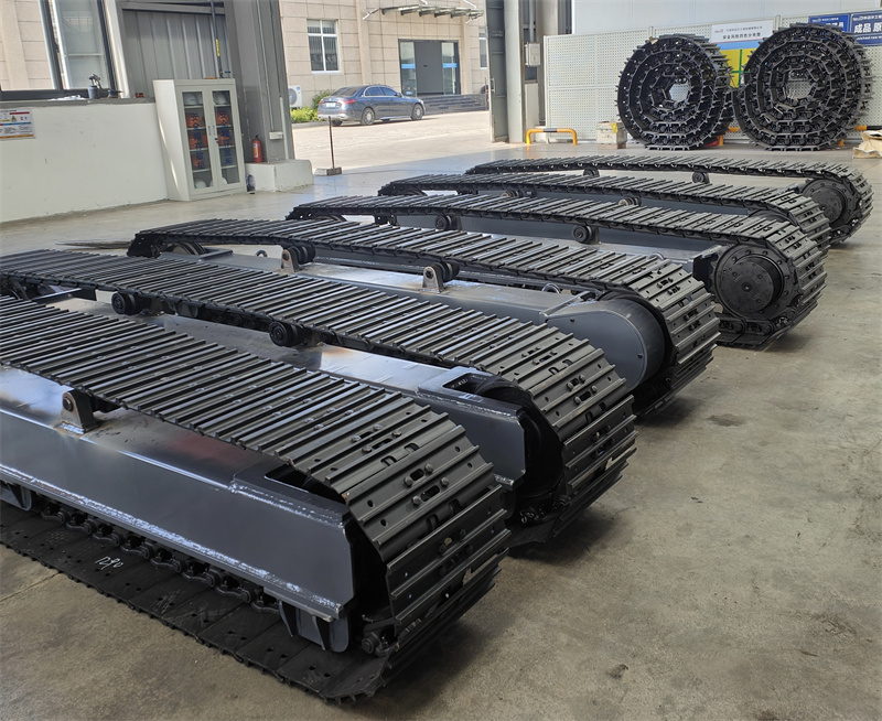 1-5ton Steel Crawler Track Undercarriage Steel Chassis