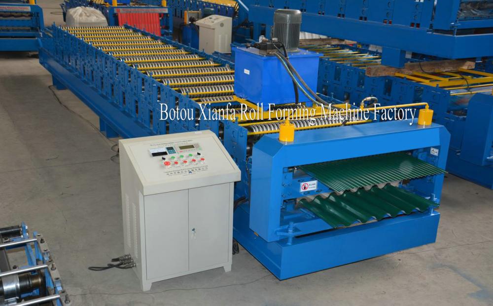 Roof Tile Double Layer circular arc Machine