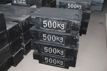 Kingtype cast iron 500kg test weights