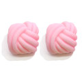 Kawaii Candy Kleur 16mm Simulatie Wol Bal Hars Plaksteen Mini Craft DIY Telefoon Case Decoratie