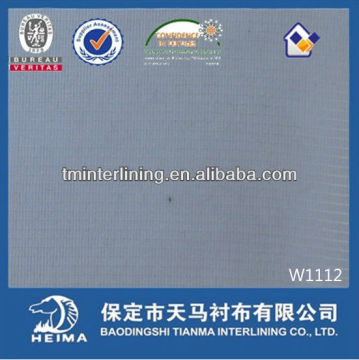 high class interlining&linings weft-insert warp knitted fusible interlining W1112