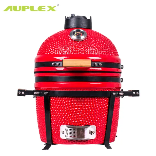 15 inch table top  fish scales Pattern Ceramic barbecue Charcoal BBQ Grill