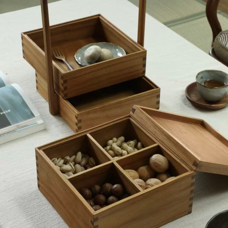 Exquisite Wood-Inspired Tableware with Handcrafted Details