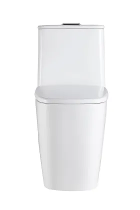 Modern Bathroom White Siphon Toilet - Hot Selling Ceramic Floor Type Sanitary Ware