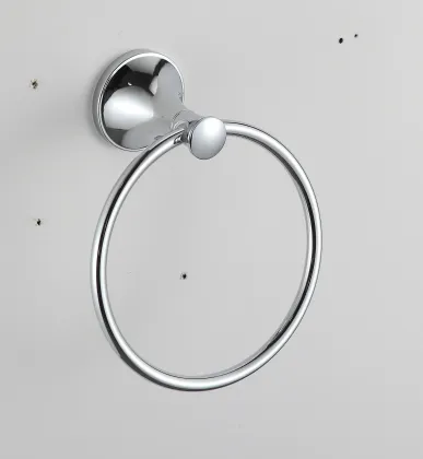 New Design Towel Ring Zinc Alloy Hotel Bathroom Accessories Chrome Towel Rings