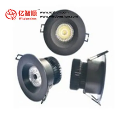 Hot sale white/sliver housing cob 4w led downlight