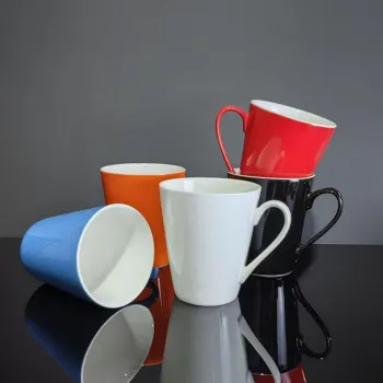 300ml Porcelain Mug - Underglazed Ceramic Cup for Hotel and Home