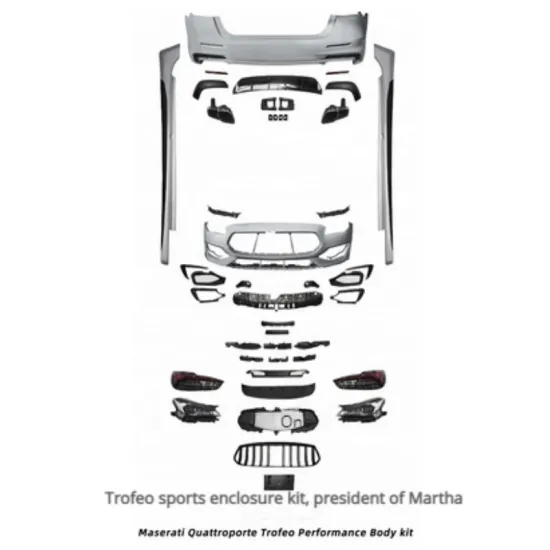 Custom GTS Surround Headlights and Tail Lights for Maserati Quattroporte Old Model