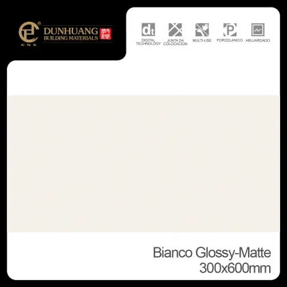 300x600mm Glazed Bianco ceramic wall tiles