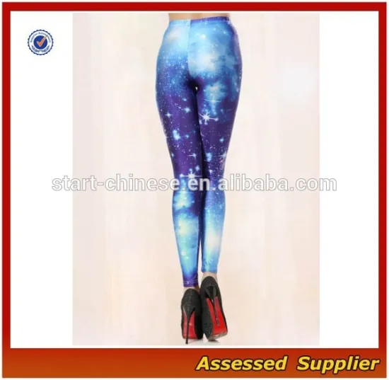 Fresh 3D Printed Seamless Sexy Wholesale Custom Women Craphic Print Galaxy Pattern Leggings Shell0013