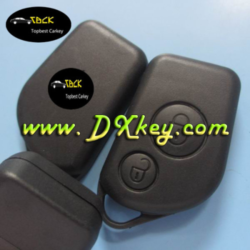2 button remote key shell (can't put blade) for Citroen Elysee key case citroen remote control key