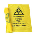 Descarte os sacos de lixo de biohazard de resíduos médicos plásticos de resíduos médicos