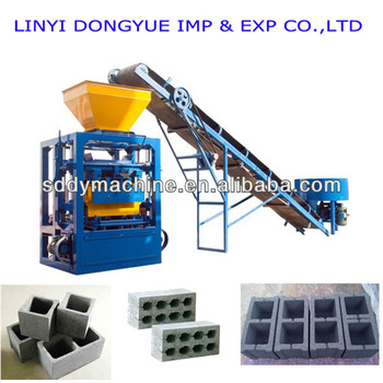 QT4-24 dongyue concrete cement hollow brick making machine price for sale