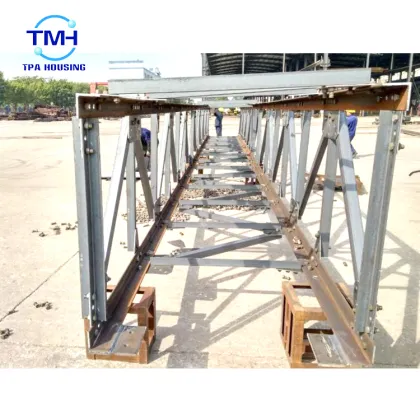 Prefab Bailey Portable Steel Structure Bridge, Metal Construction Bridge
