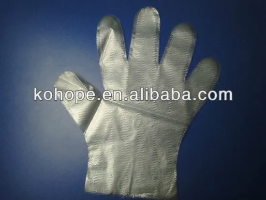 PE glove plastic gloves disposable transparent gloves