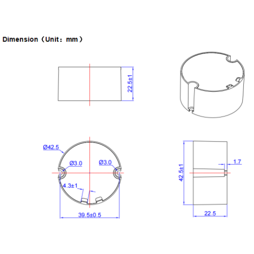 Святлодыёдны драйвер пастаяннага току Traic TINY магутнасцю 7 Вт