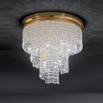 Modern Crystal Chandelier LED Ceiling Light for Home and Office Decor