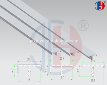 L T shape edge banding with aluminum material