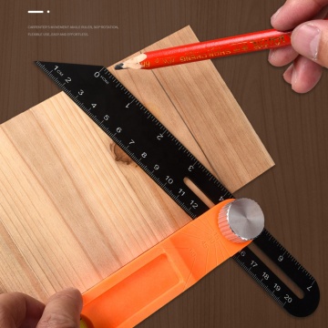 Hochwertige 90 -Grad -Metall -Carpenter Square Lurer Metrik Aluminium Multi -Winkel -Messwerkzeug