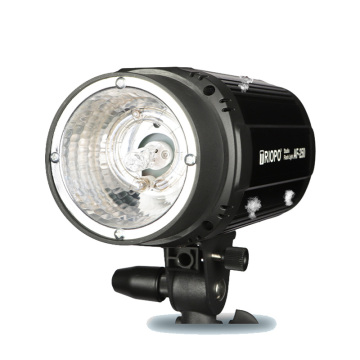 Schönheitsvideo- und Fotostudio: Strobe -Blitzbeleuchtung für Produkt- und Porträtfotos