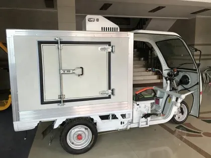 Electric Tricycle/Tuk Tuk with Chilling chamber