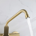 360 degree turn wall mounted sink faucet