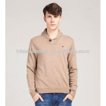 High quality lambswool sweaters for men wool sweaters shawl neck thick pullover sweaters 2016