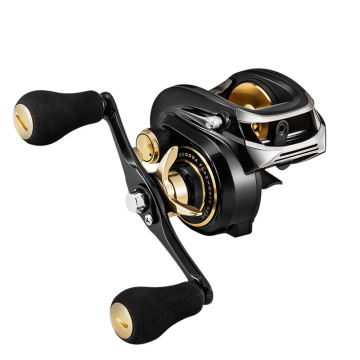 Saltwater Baitcast Fishing Reel with Metal Construction and 8kg Drag Power