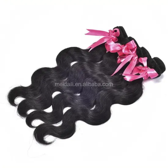 Wholesale Cheap 6A Grade Machine Double Drawn Remy Hair Body Wave Human Hair Bundles