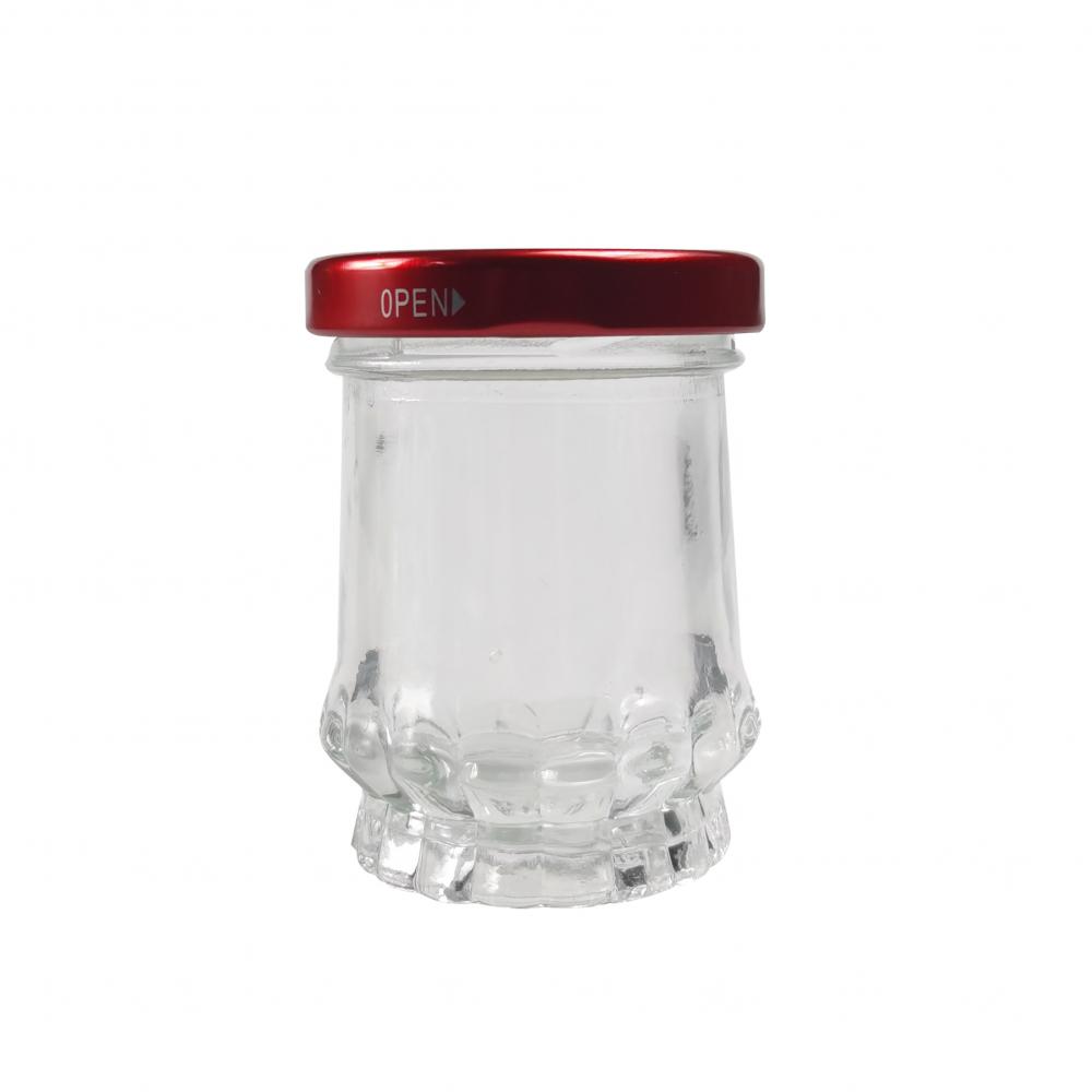 Fresh Stewed Bird's Nest round Glass Empty Bottle