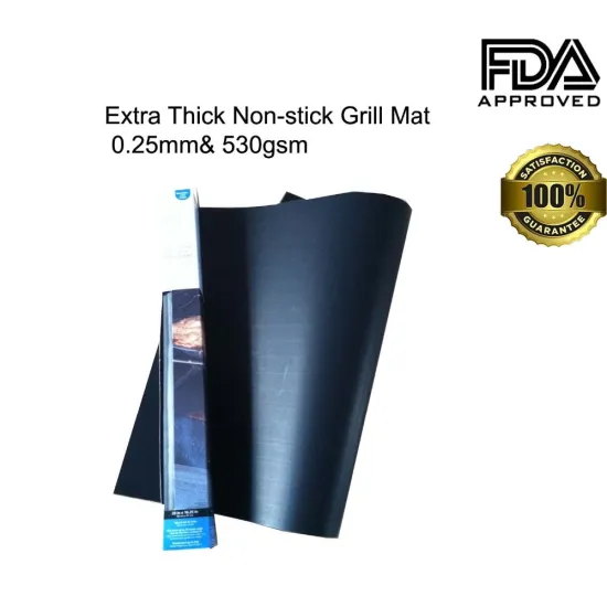 100% Non-stick Reusable Extra Thick Tough Grill Mat For indoor or outdoor BBQ Life