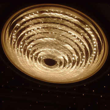 Customized Hotel Lobby Large Ceiling Glass Chandelier Engineering Project