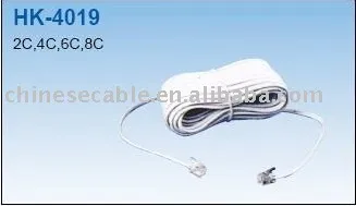 Wholesale PVC Conductor White Telephone Cord Untangle