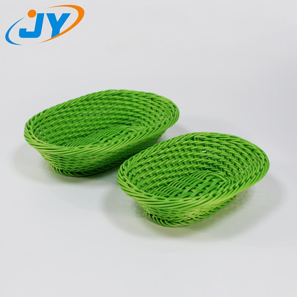 Food Grade oval rattan fruit basket with LEGB