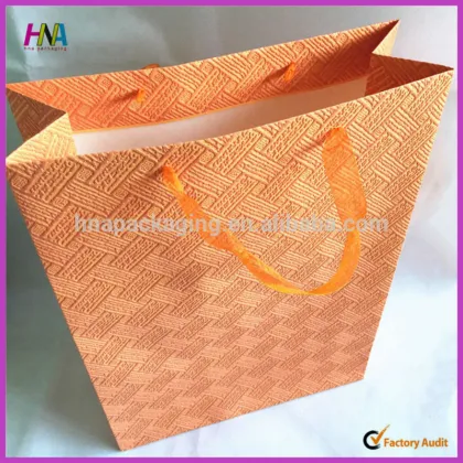 Patent owned quilling paper made shopping bag