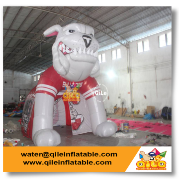 2016 new design customized inflatable advertising cartoon dog tent with high quality for sale