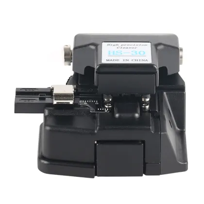 High Precision HS-30 Optic Fiber Cleaver - 48000 Cuts Fiber Optics Cutter