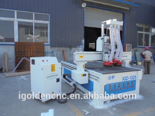 good performance dust collector cnc router multi head