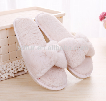 new fashion indoor outdoor faux fur slipper