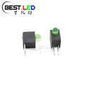 Indicador de placa de circuito de nível único LED verde de 3 mm
