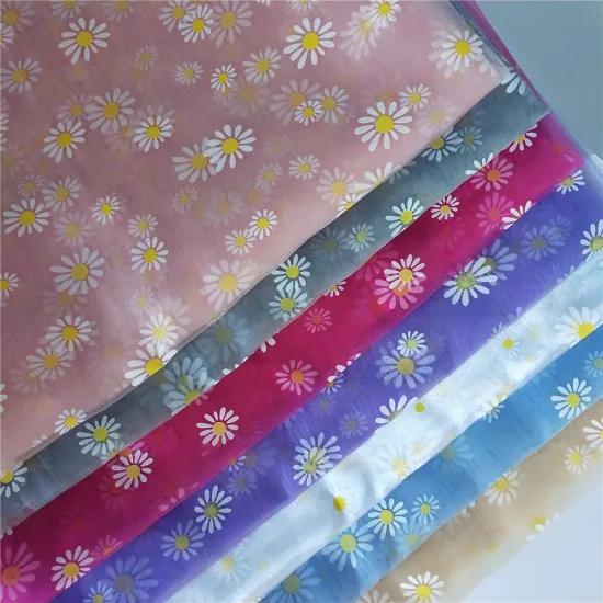 Great fashion Daisy Offset Organza Tulle Fabric