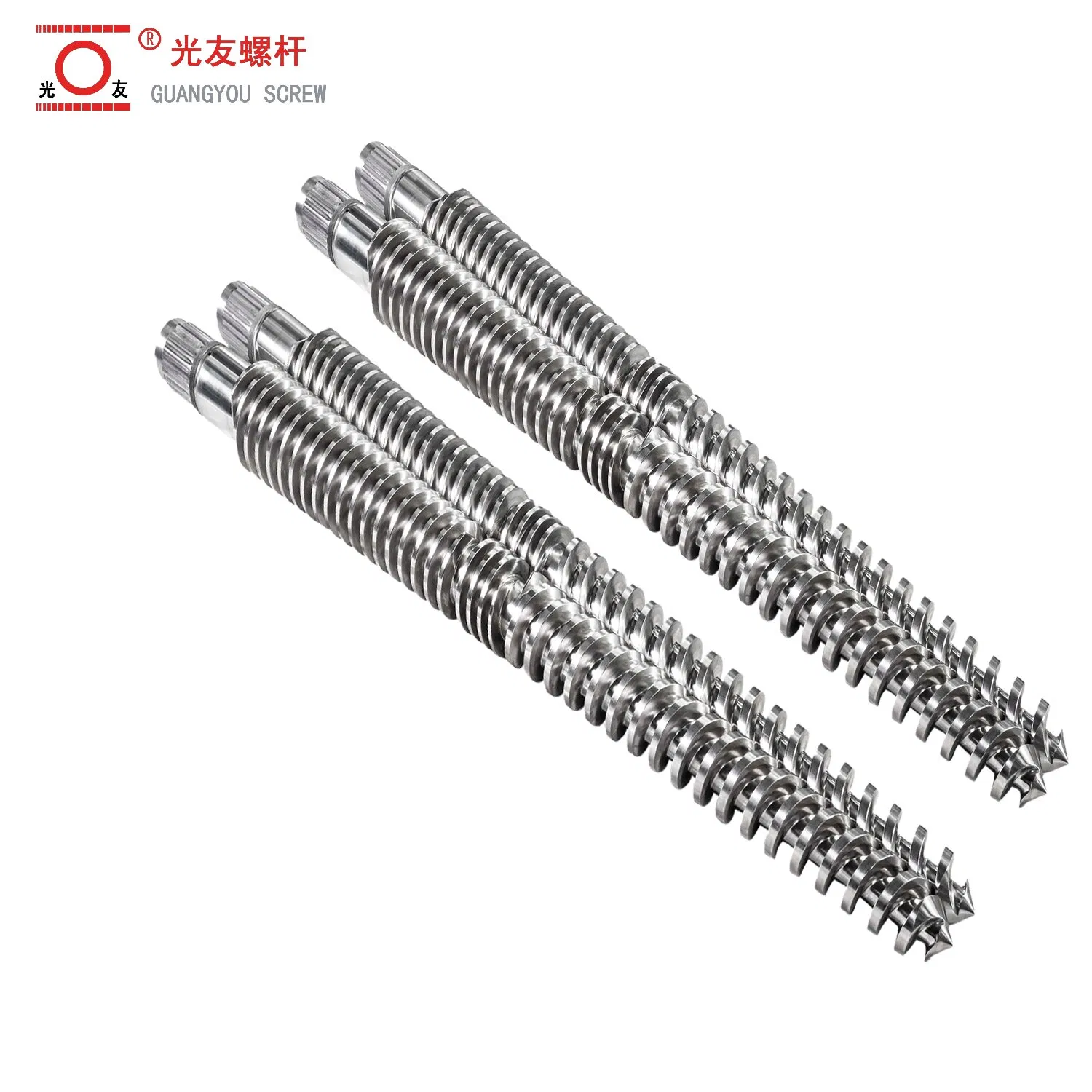 Conical twin screw at bariles para sa extruder
