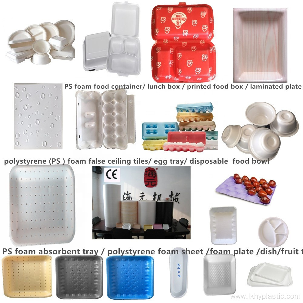 Polystyrene PS Foam Plastic Plates Line