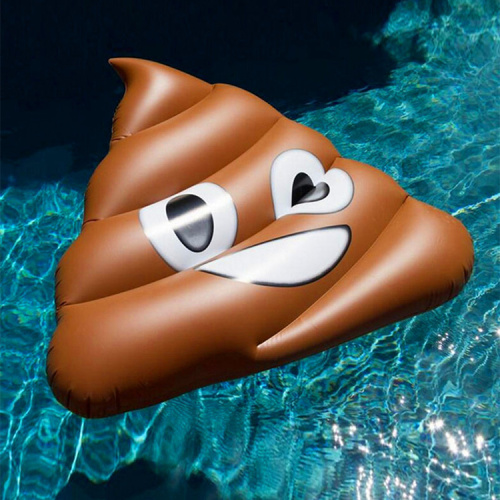 Pool Floats Adult inflatable Poop Emoji float Toy