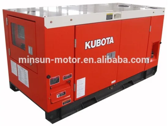 China supplier factory price open and silent diesel generator with kubota engine