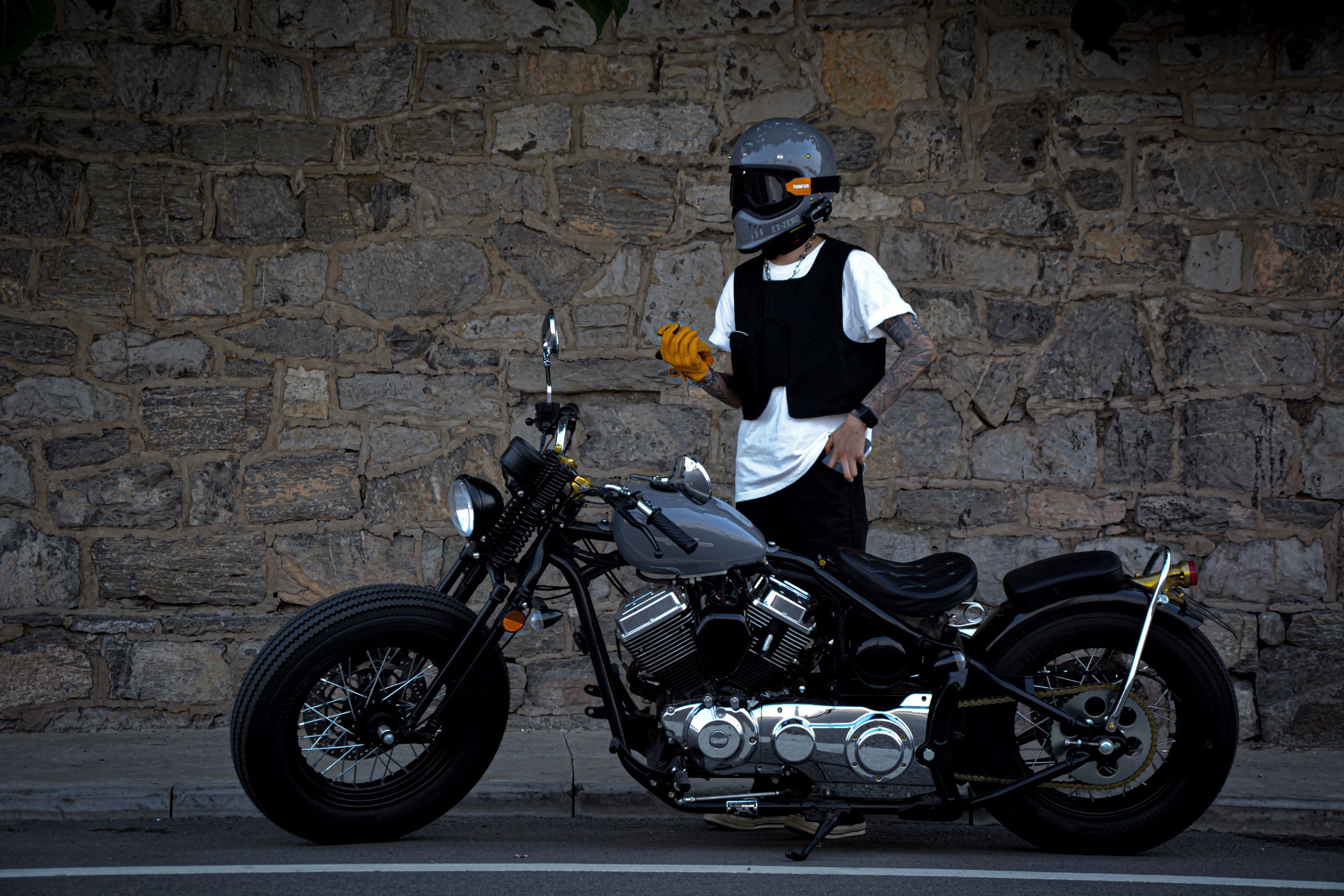 bobber custom style motorbike