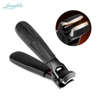 Stainless Steel Black Sharp Professional Manicure Tools for Thin Toes