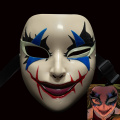 Máscara de cosplay de terror de rosto inteiro de palhaço de anime