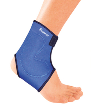 Qh-217 Blue Velcro Neoprene Ankle Support