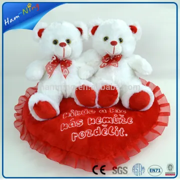 20CM sitting heart plush bears toys best selling gift valentine wholesale